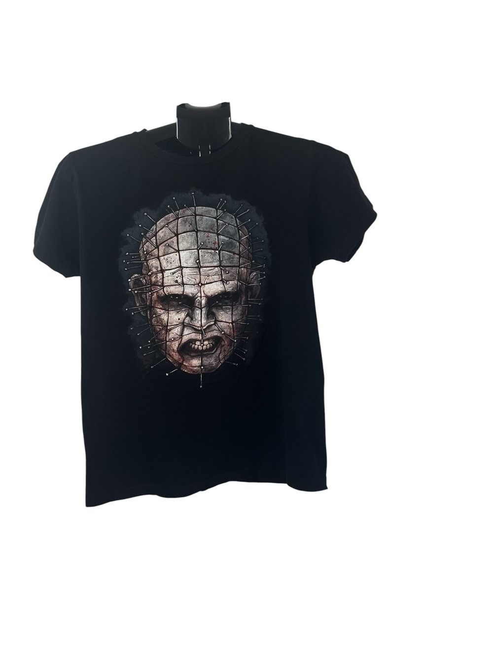 Hellraiser Hellseeker Pinhead Black Horror Graphic T-Shirt Small